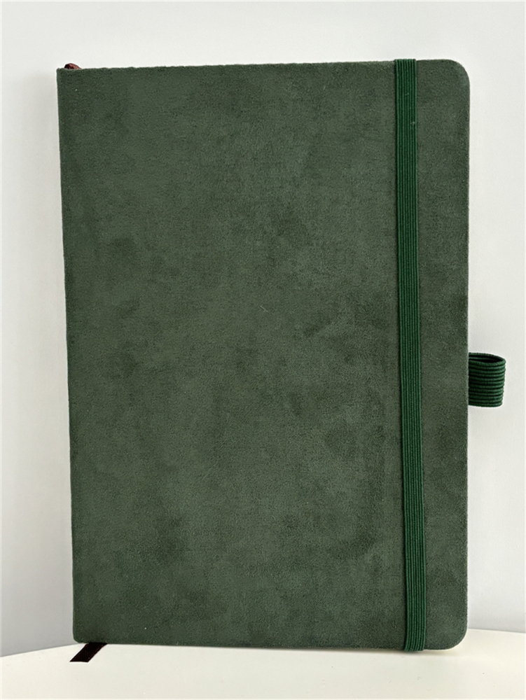 Wholesale A5 Suede Vintage Look Leather Hard Cover Notebook Durable Notepad for School Students Office Business