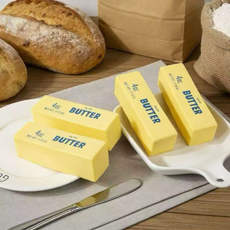 Cheese Stick & Butter Stick Slow-Rising Squishies — Stress-Relief Squeezable Toys for Teens