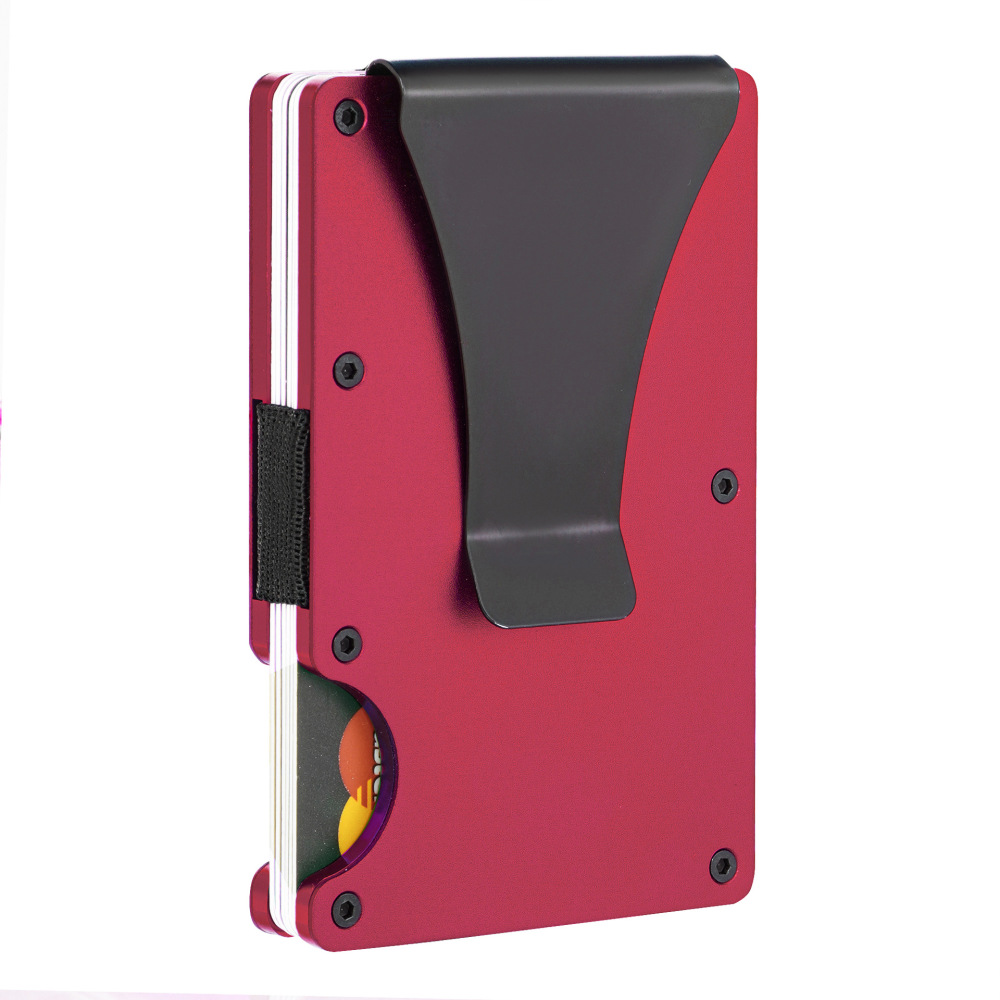 Ultra-thin aluminum alloy credit card wallet / card holder