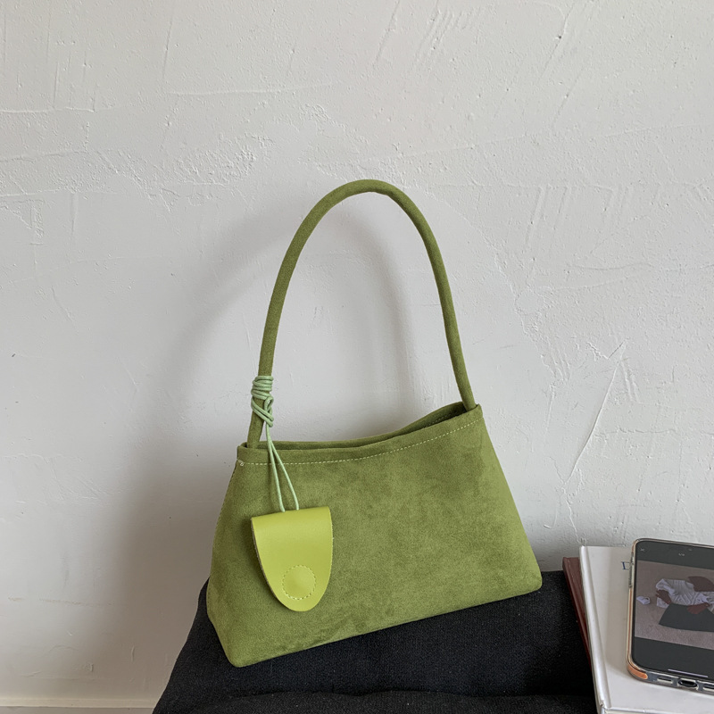 Instagram-Style Niche Design vegan suede Shoulder Bag