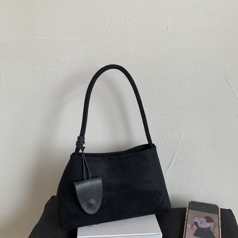 Instagram-Style Niche Design vegan suede Shoulder Bag