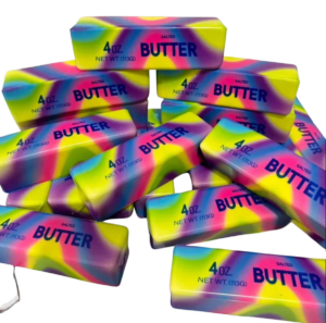 Slow Rising Butter Stick Silicone Squeeze Stress Relief Toy for Adults Children 100pcs