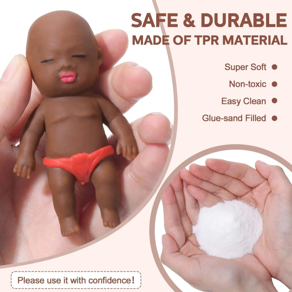 Bulk Squishy Natasha Baby Doll Stress Relief Toys 50pcs