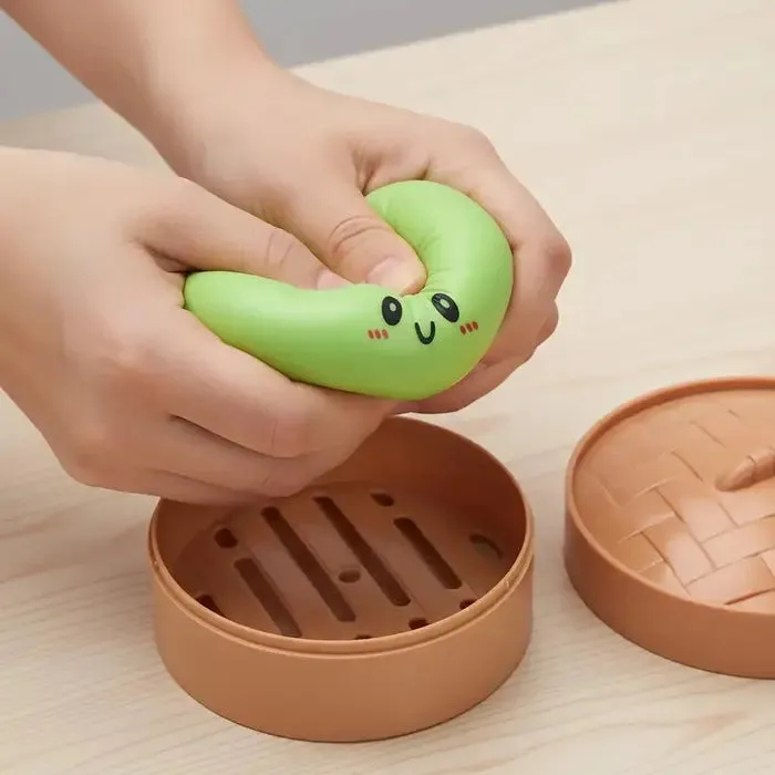 Sensory Stress Relief Toys Squishy Slow Rising Dumpling 72pcs