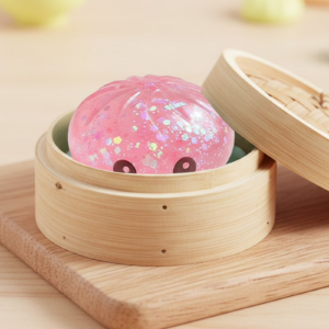 Squishy Glitter Dumpling Sensory Stress Relief Toys 60pcs