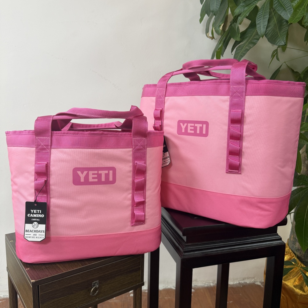 New YT Tote-Style Cooler Bag — Hard-Bottom TPU Construction, Waterproof & Insulated — 20L / 35L Outdoor Ice Bag for Picnics
