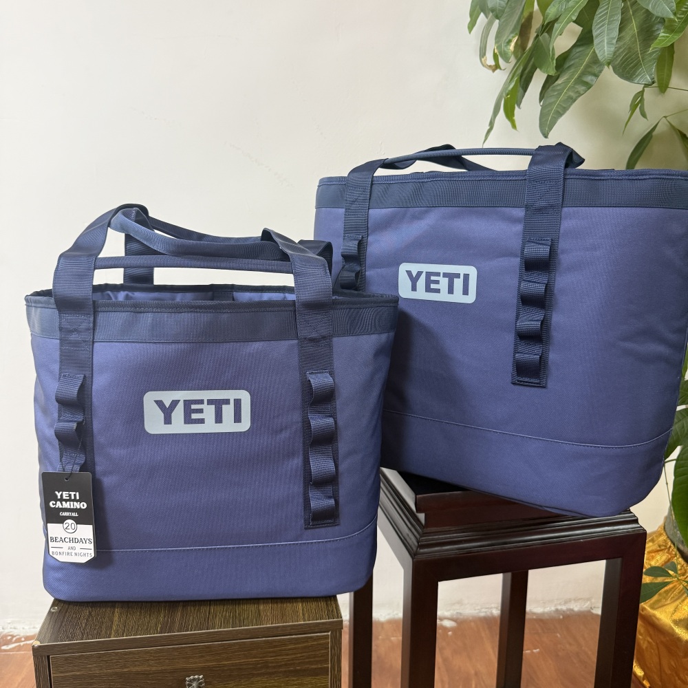 New YT Tote-Style Cooler Bag — Hard-Bottom TPU Construction, Waterproof & Insulated — 20L / 35L Outdoor Ice Bag for Picnics