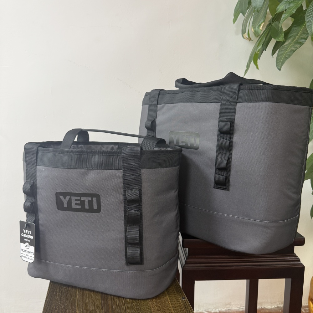 New YT Tote-Style Cooler Bag — Hard-Bottom TPU Construction, Waterproof & Insulated — 20L / 35L Outdoor Ice Bag for Picnics