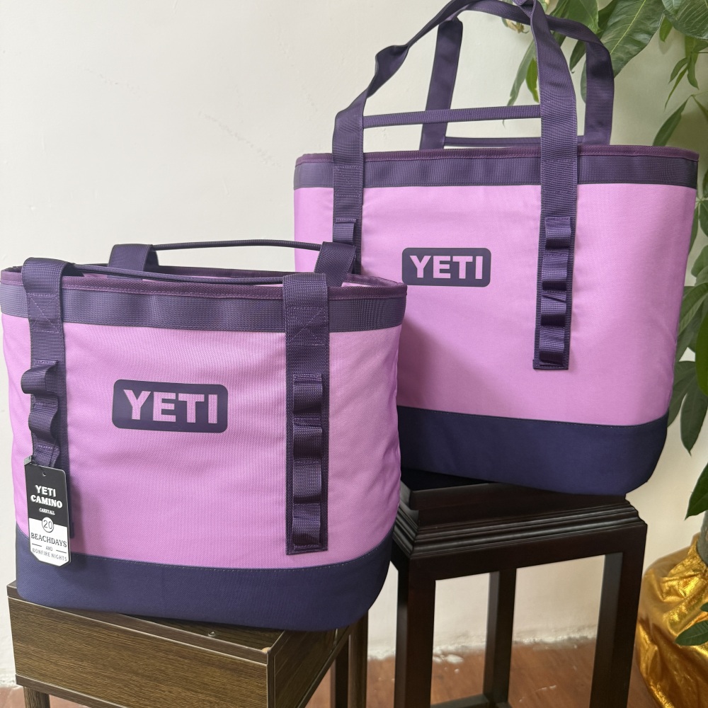 New YT Tote-Style Cooler Bag — Hard-Bottom TPU Construction, Waterproof & Insulated — 20L / 35L Outdoor Ice Bag for Picnics