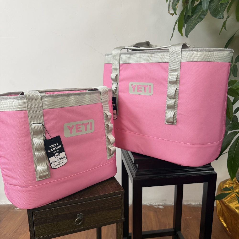 New YT Tote-Style Cooler Bag — Hard-Bottom TPU Construction, Waterproof & Insulated — 20L / 35L Outdoor Ice Bag for Picnics