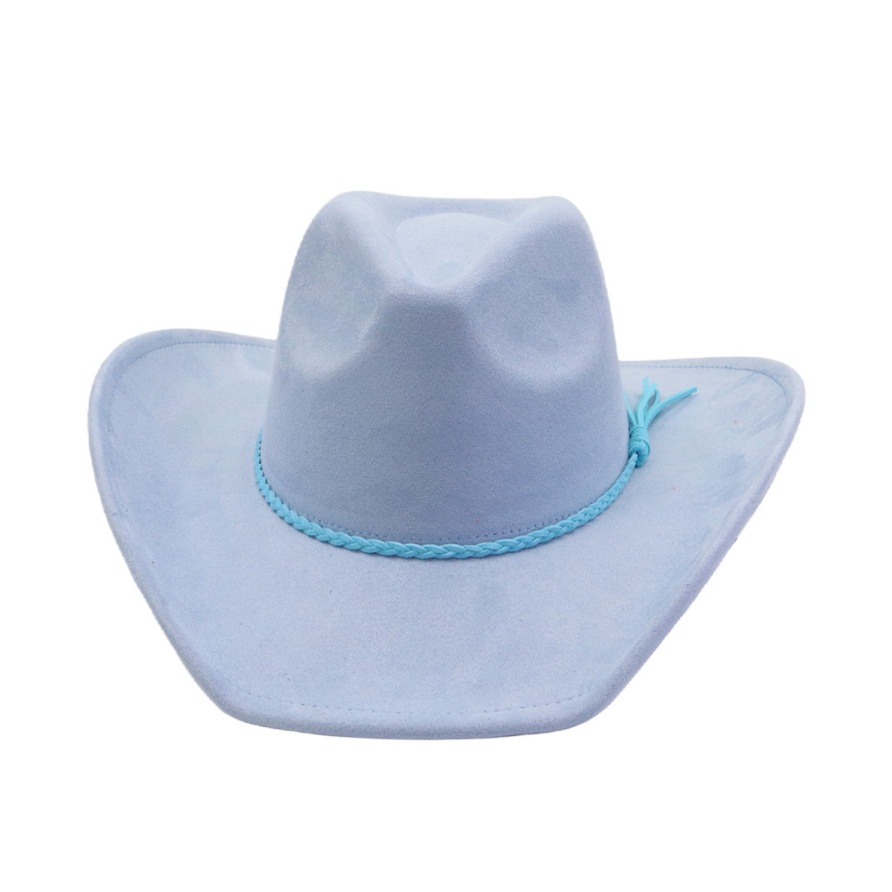 Teardrop Crown Cowboy suede Hat