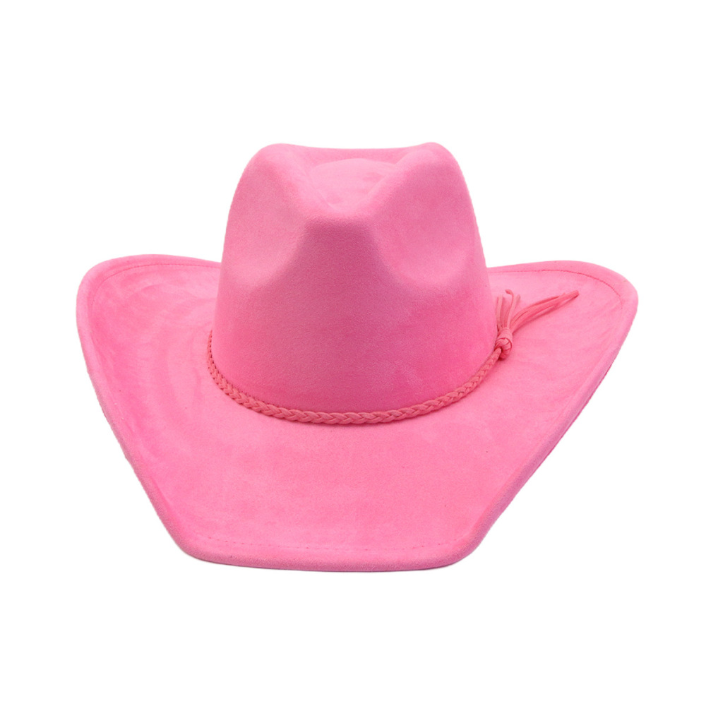 Teardrop Crown Cowboy suede Hat