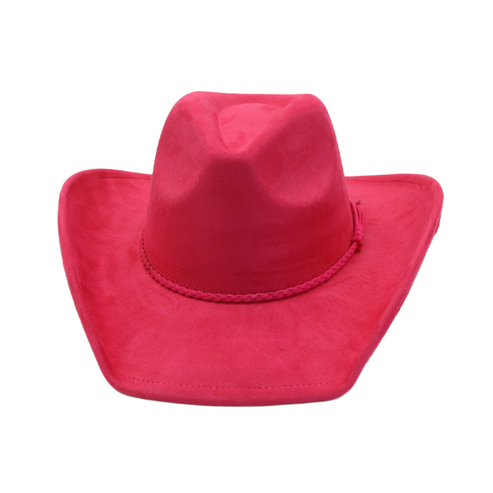 Teardrop Crown Cowboy suede Hat