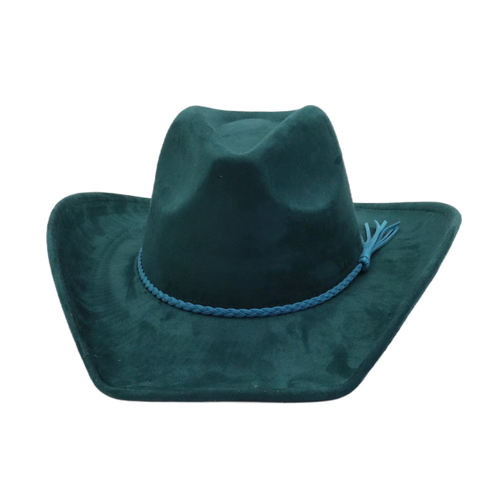 Teardrop Crown Cowboy suede Hat