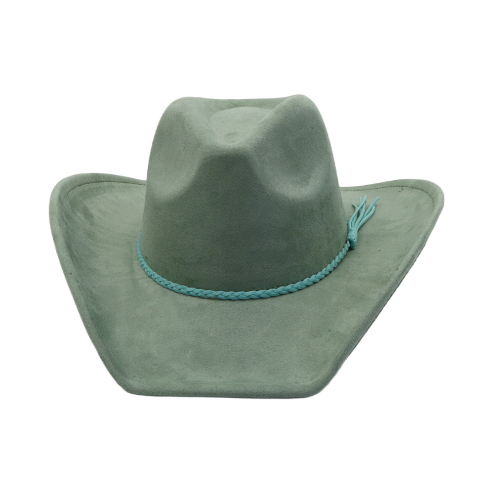 Teardrop Crown Cowboy suede Hat