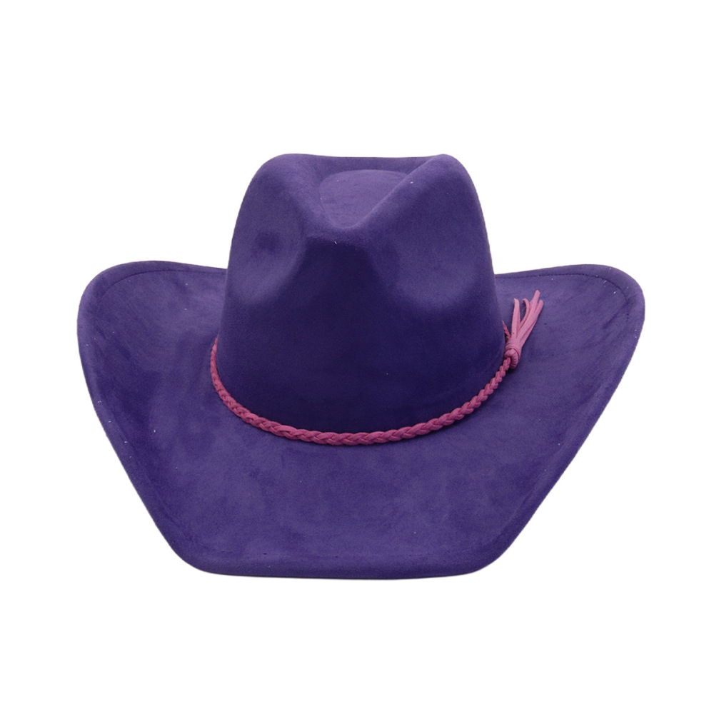 Teardrop Crown Cowboy suede Hat