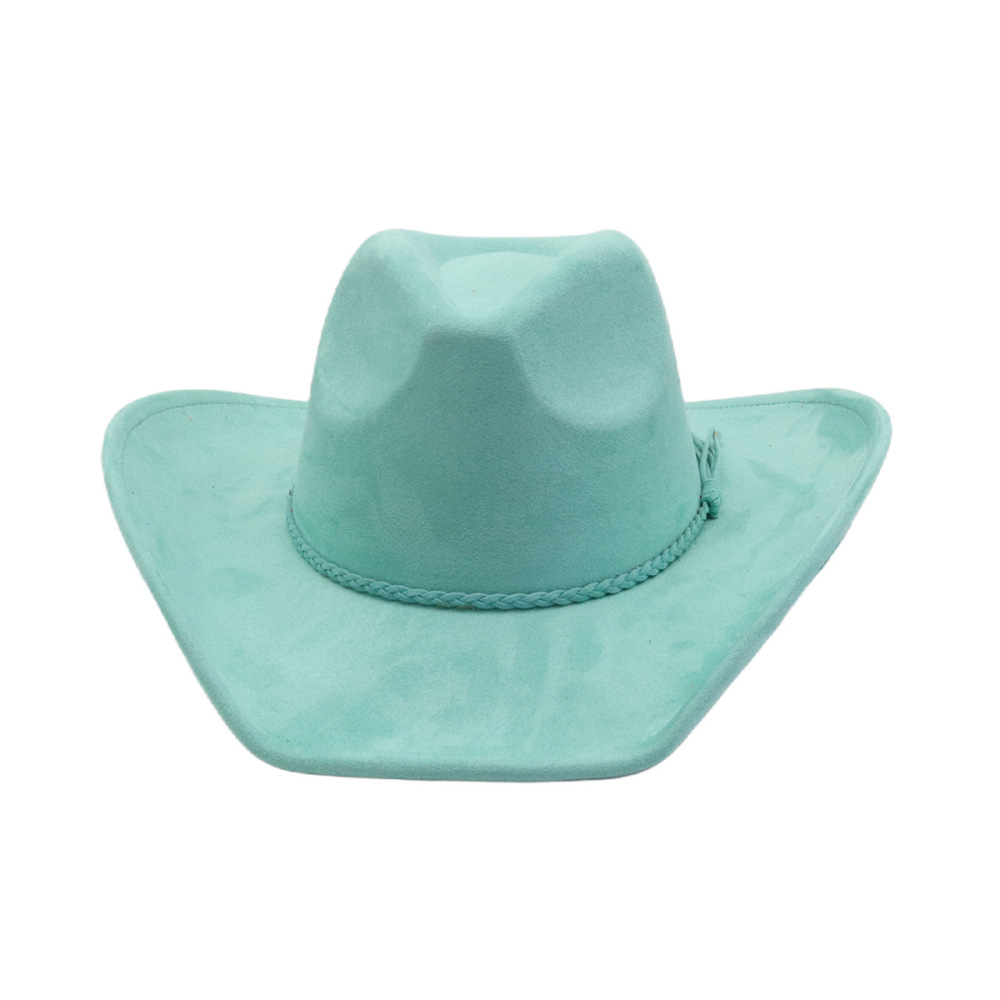 Teardrop Crown Cowboy suede Hat