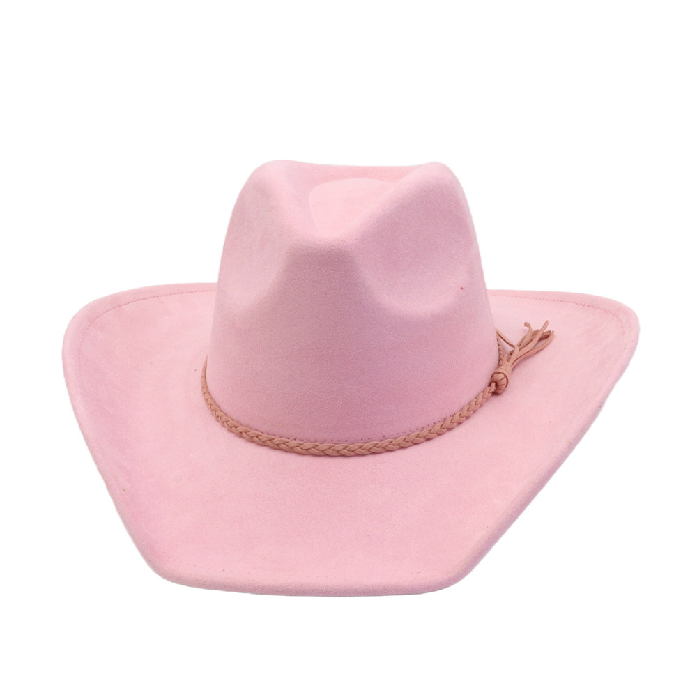 Teardrop Crown Cowboy suede Hat