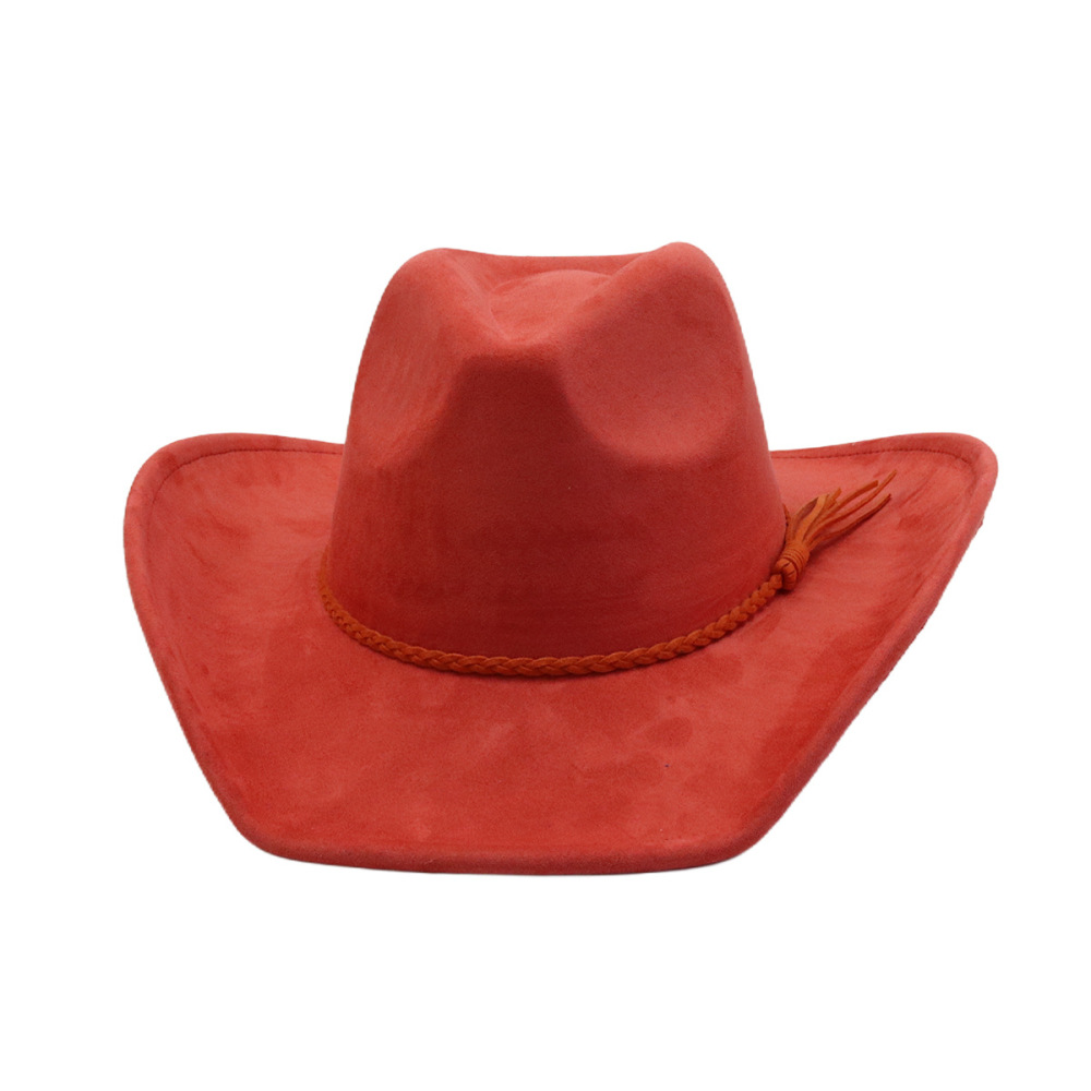 Teardrop Crown Cowboy suede Hat