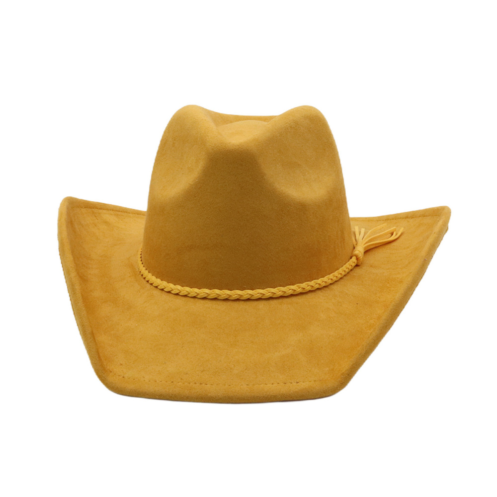 Teardrop Crown Cowboy suede Hat