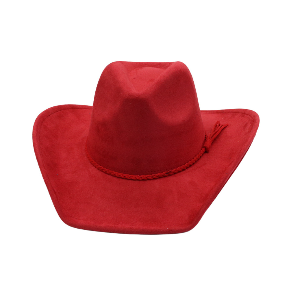 Teardrop Crown Cowboy suede Hat