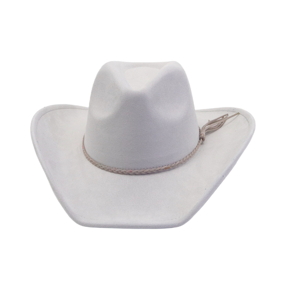 Teardrop Crown Cowboy suede Hat