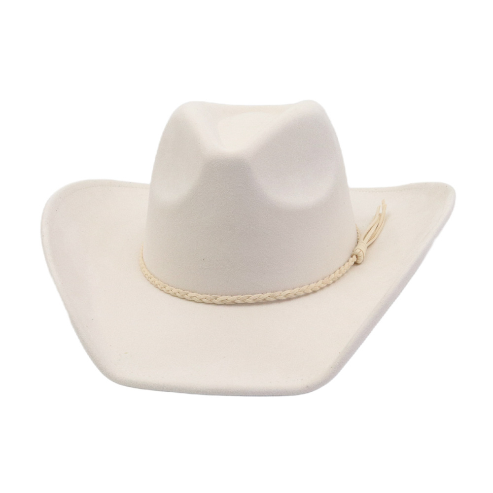 Teardrop Crown Cowboy suede Hat