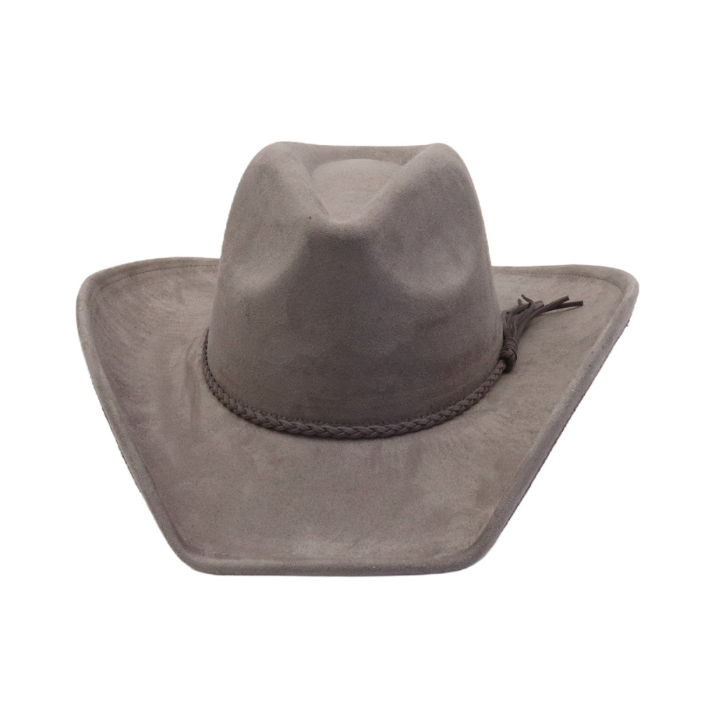 Teardrop Crown Cowboy suede Hat
