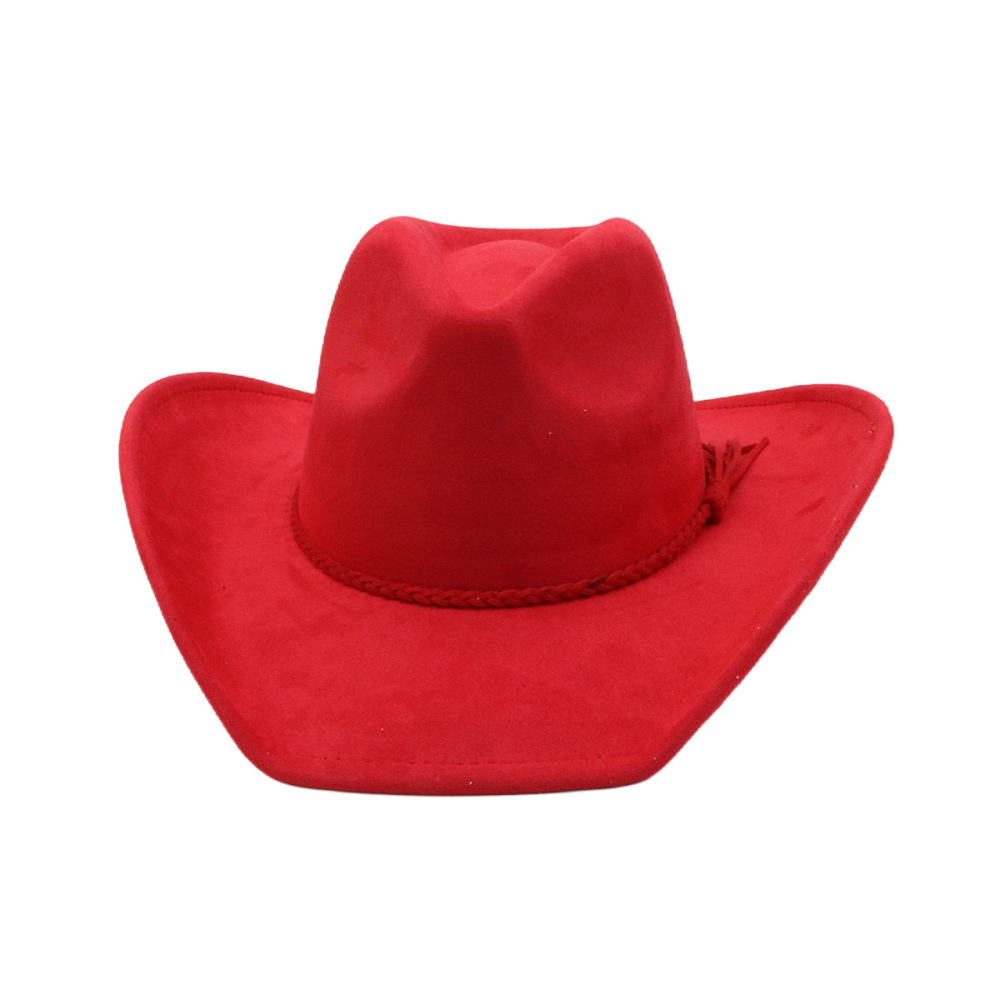 Teardrop Crown Cowboy suede Hat