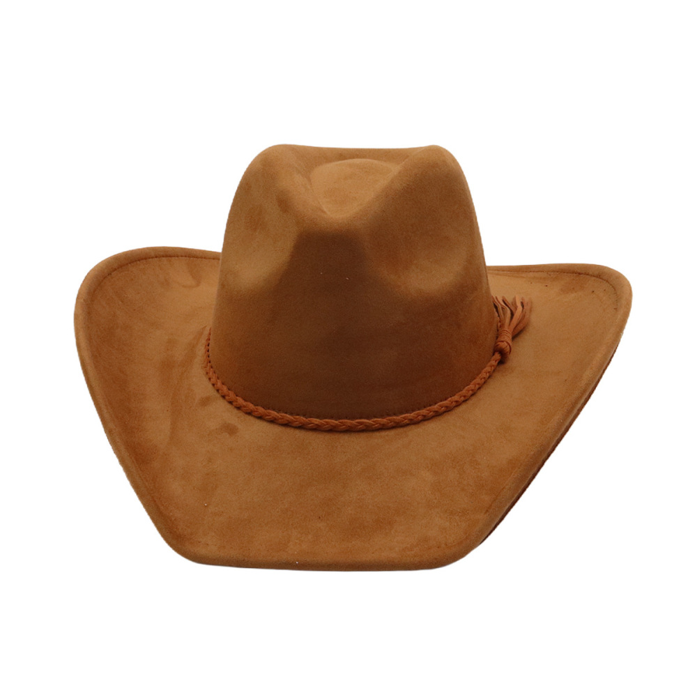 Teardrop Crown Cowboy suede Hat