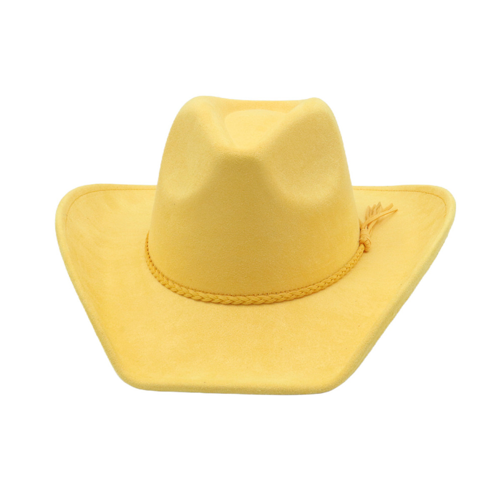Teardrop Crown Cowboy suede Hat