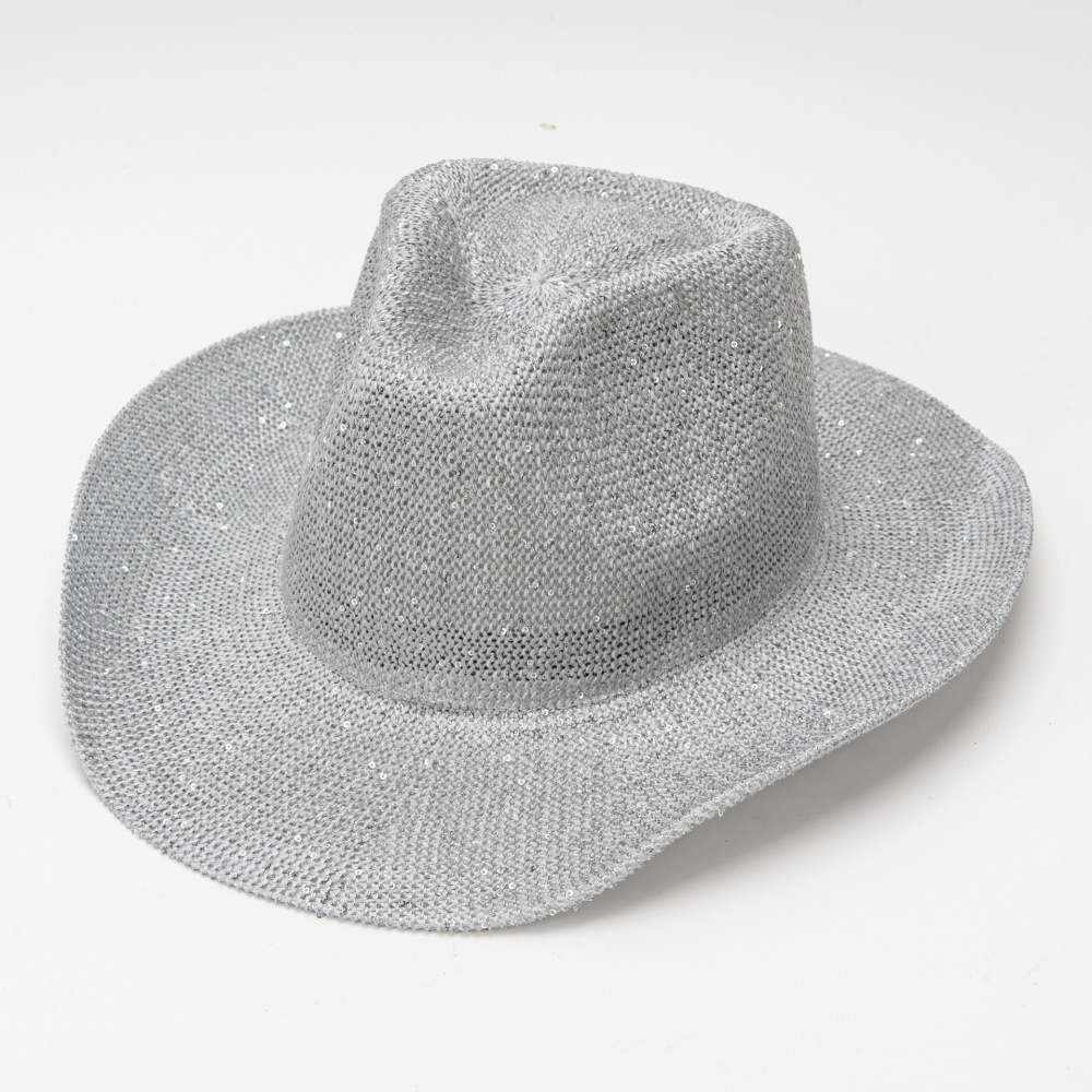 Western-style sequined cowboy hat