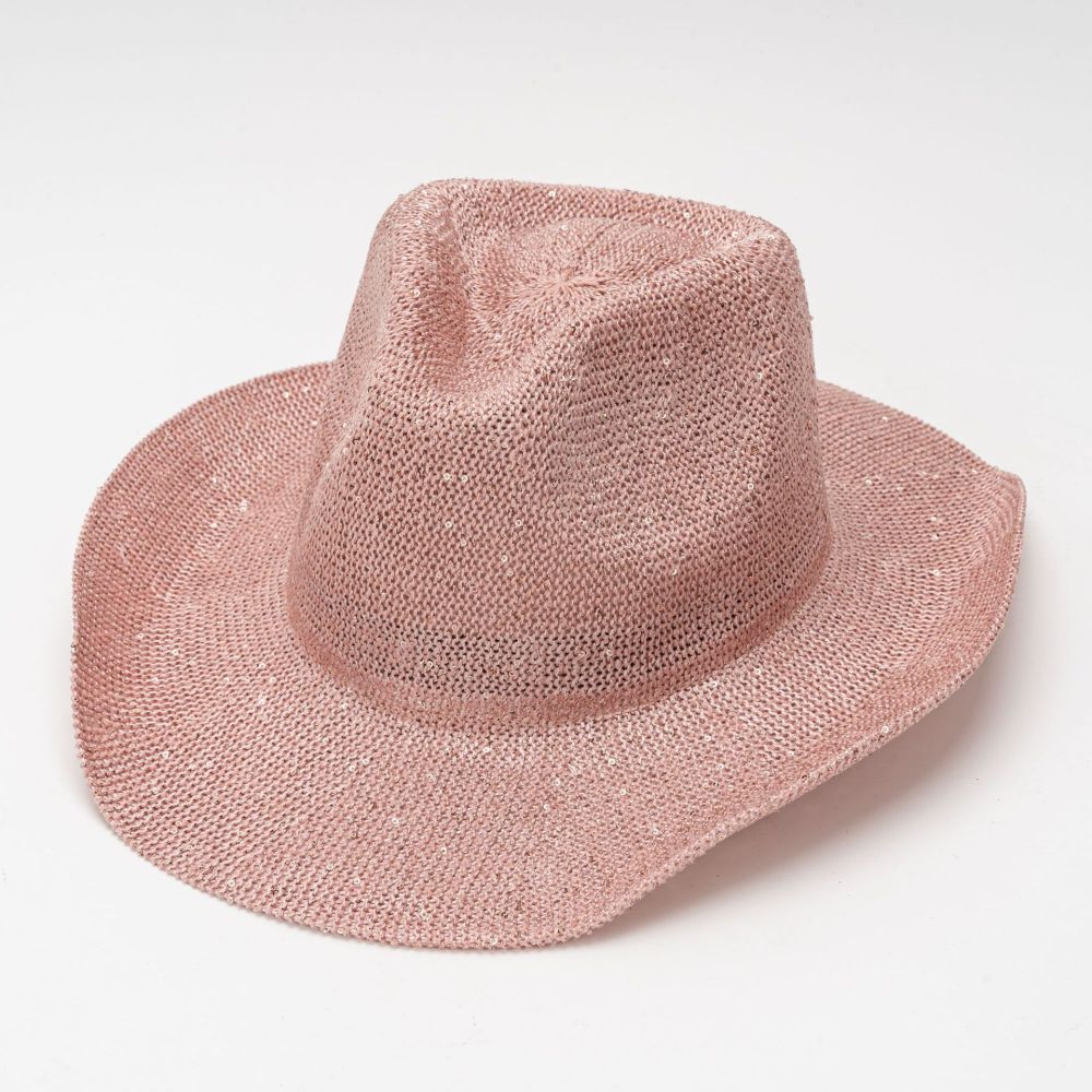 Western-style sequined cowboy hat