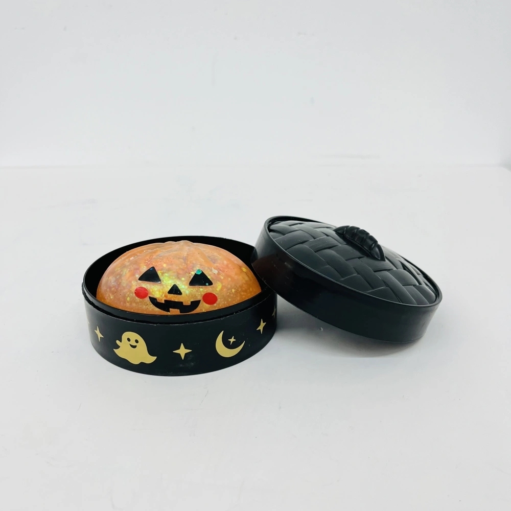 72 Pack China Warehouse Halloween Maltose Slow Rising Glow In The Dark Sugar Dumpling Squishy Stress Relief Fidget Toys for Kids