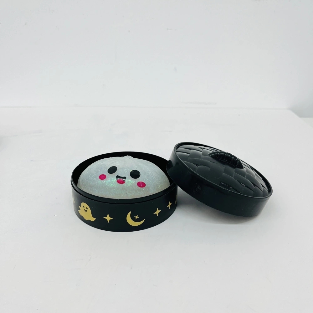 72 Pack China Warehouse Halloween Maltose Slow Rising Glow In The Dark Sugar Dumpling Squishy Stress Relief Fidget Toys for Kids