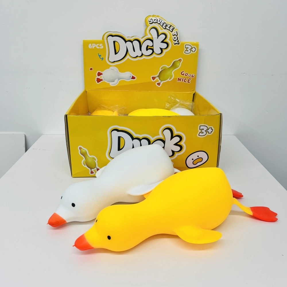 24 Pack China Warehouse Cute Jumbo Size 36*16.5cm Duck Squishy Stress Relief Fidget Toy for Kids