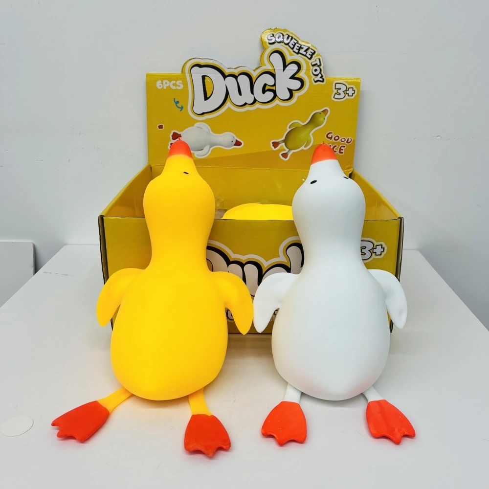 24 Pack China Warehouse Cute Jumbo Size 36*16.5cm Duck Squishy Stress Relief Fidget Toy for Kids