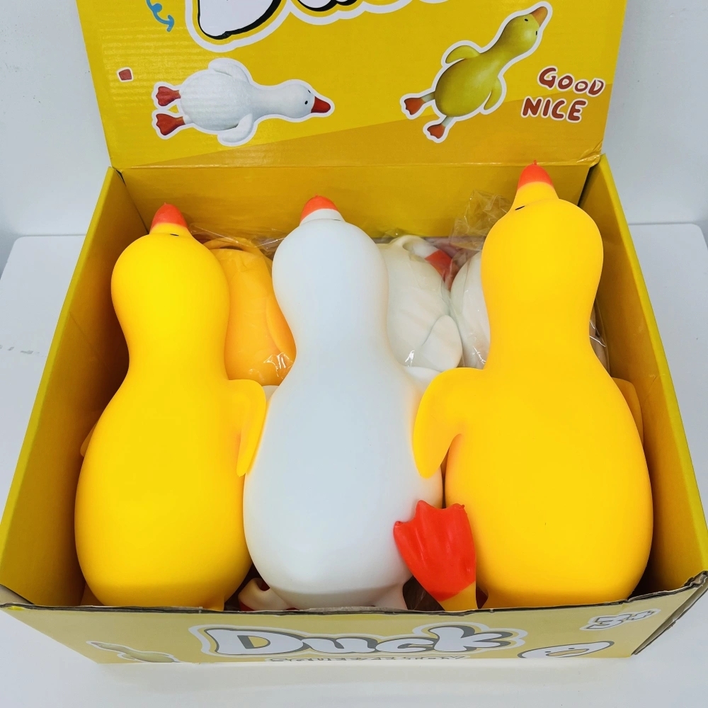 24 Pack China Warehouse Cute Jumbo Size 36*16.5cm Duck Squishy Stress Relief Fidget Toy for Kids
