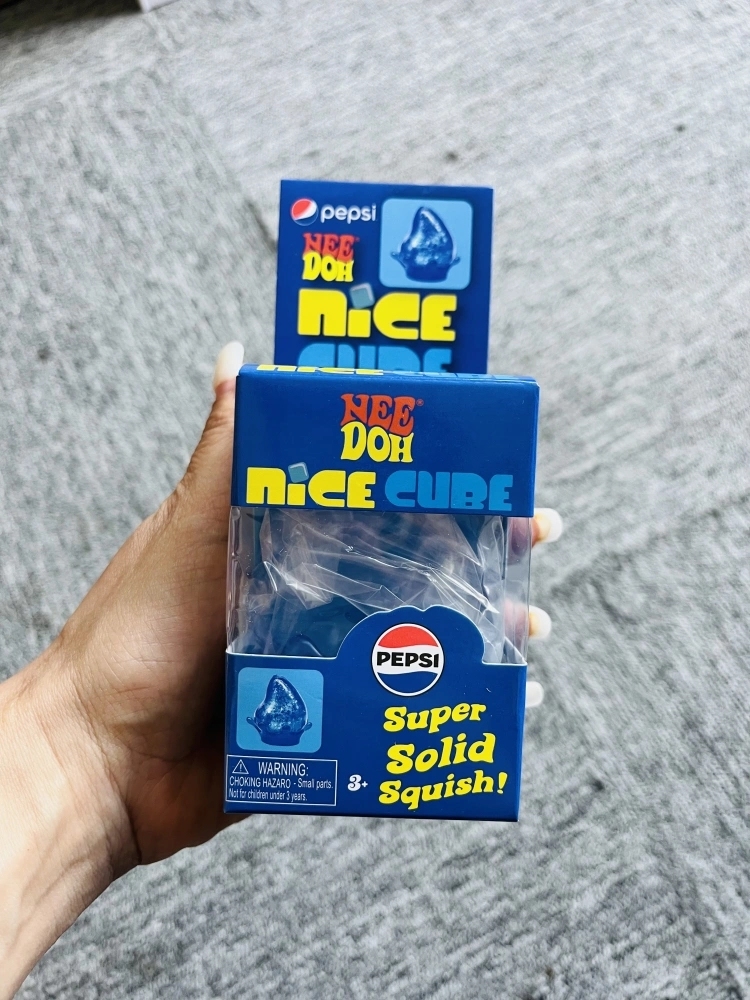 72 Pack China Warehouse Slow Rising Needoh Sprite Pepsi Fanta Dr Pepper Co-branding Water Drop Squishy Stress Relief Fidget Toy for Kids
