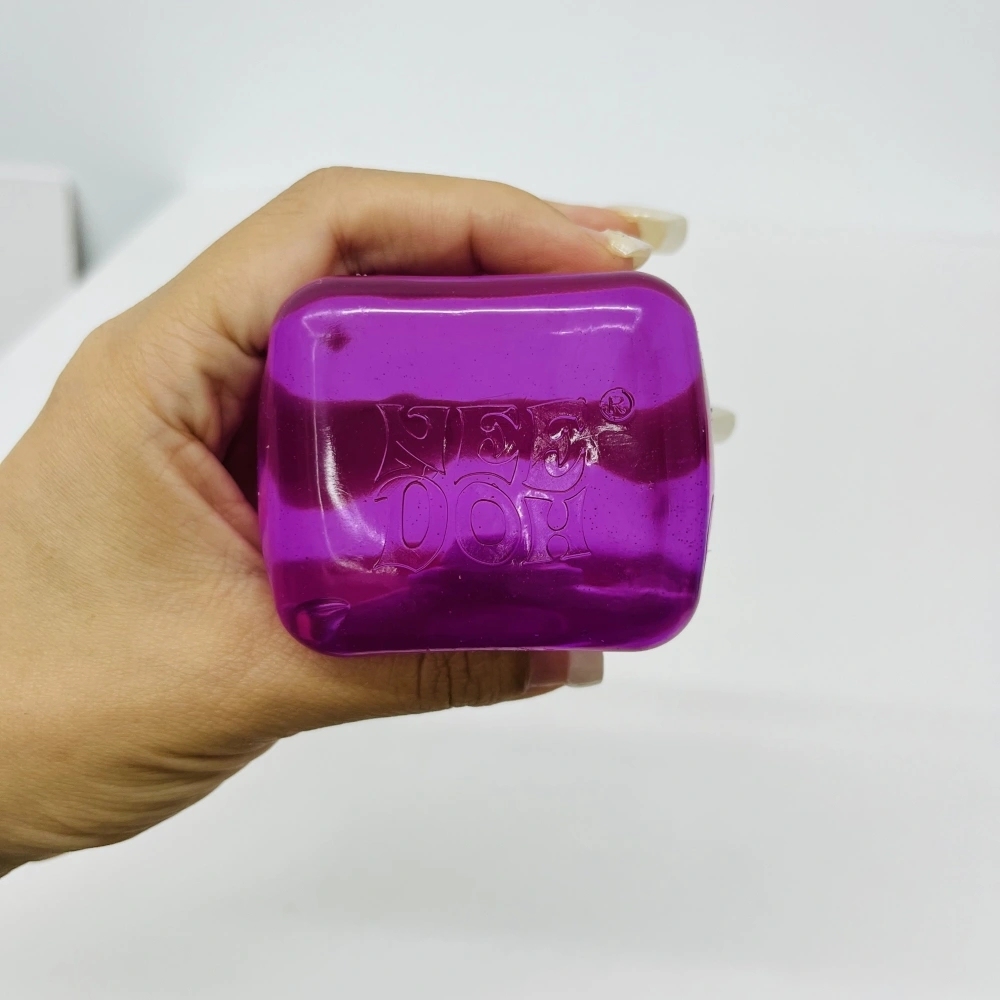 60 Pack China Warehouse Slow Rising Needoh Multi-colors 5.5cm Square Ice Cube Squishy Stress Relief Fidget Toy for Kids