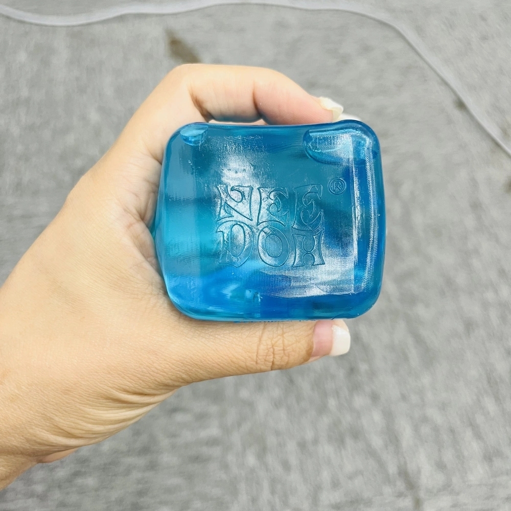 60 Pack China Warehouse Slow Rising Needoh Multi-colors 5.5cm Square Ice Cube Squishy Stress Relief Fidget Toy for Kids