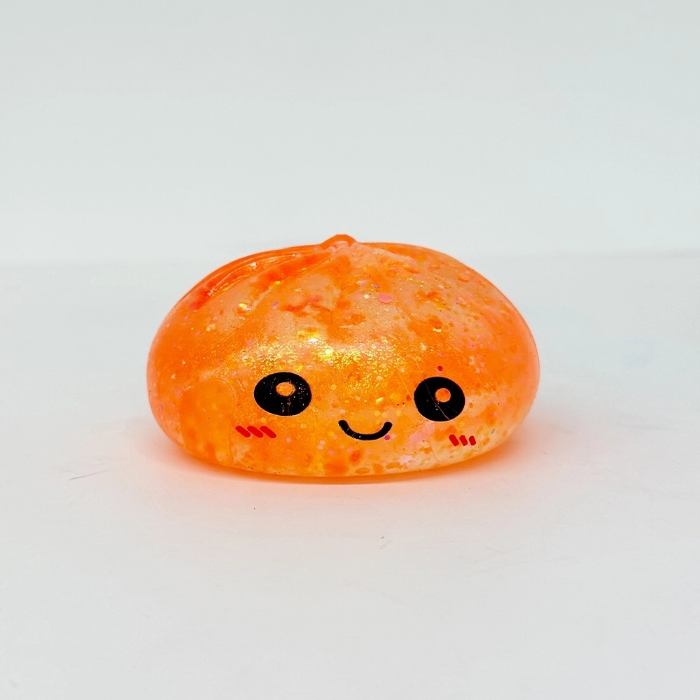 72 Pack China Warehouse 8.5cm Maltose Glitter Slow Rising Multi-color Sugar Dumpling Stress Relief Squishy Toys with Steamer