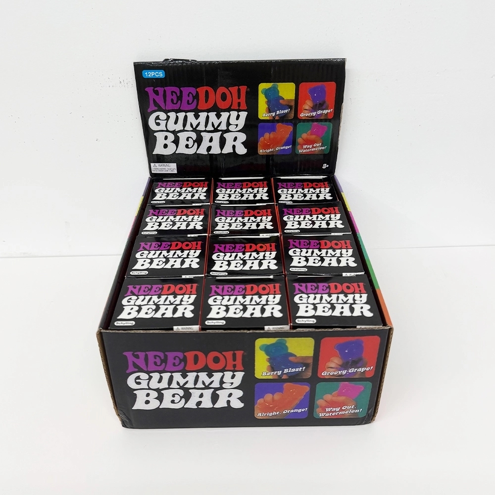 72 Pack China Warehouse Needoh Gummy Bear Squishy Stress Relief Fidget Toys for Kids