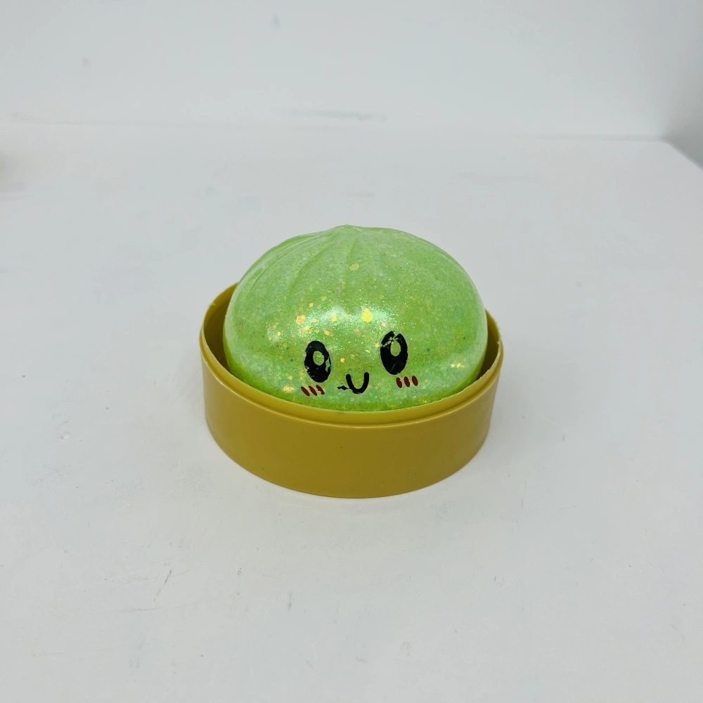 72 Pack China Warehouse 8.5cm Beads Glitter Dumpling Squishy Stress Relief Fidget Toys for Kids
