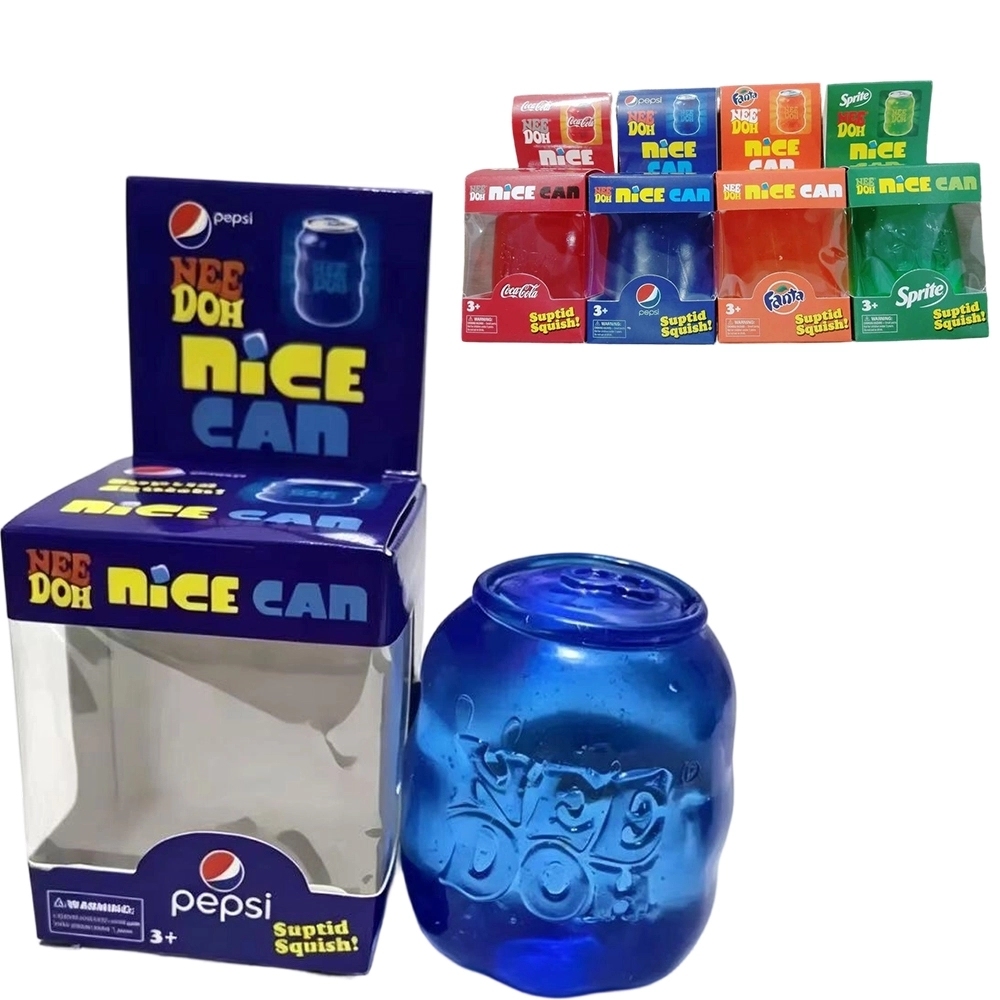 48 Pack China Warehouse Needoh Maltose Slow Rising Soda Can Squishy Stress Relief Fidget Toys for Kids