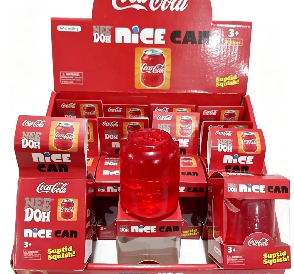 48 Pack China Warehouse Needoh Maltose Slow Rising Soda Can Squishy Stress Relief Fidget Toys for Kids