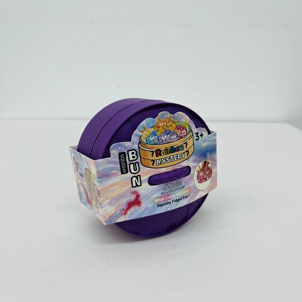 72 Pack China Warehouse Maltose Slow Rising Christmas Reindeer Maltose Bun Squishy Stress Relief Fidget Toys with Steamer for Kids