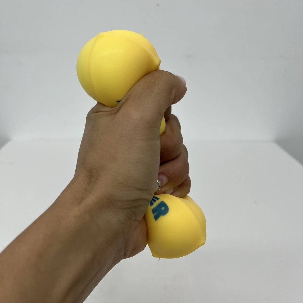 72 Pack China Warehouse Small Size 11*3.5cm Flour-filled TPR Butter Squishy Stress Relief Fidget Toy with PVC Gift Box and Dozen BOX for Kids