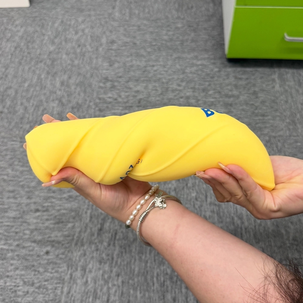 36 Pack China Warehouse Flour-filled TPR Large Yellow 14 oz Jumbo Giant Squishy Butter Stick Stress Relief Fidget Toy for Kids