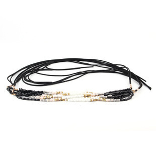 Hat band Cross-border cowboy hats can be freely matched with beaded chains, hat decorations, brim accessories, hatbands, and straw hats.